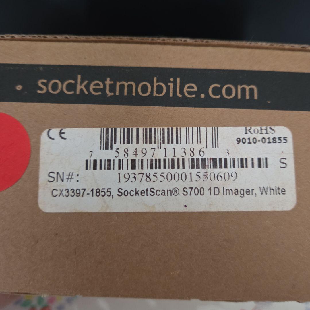 バーコードリーダー Socket Mobile S700 ホワイト ジャンク