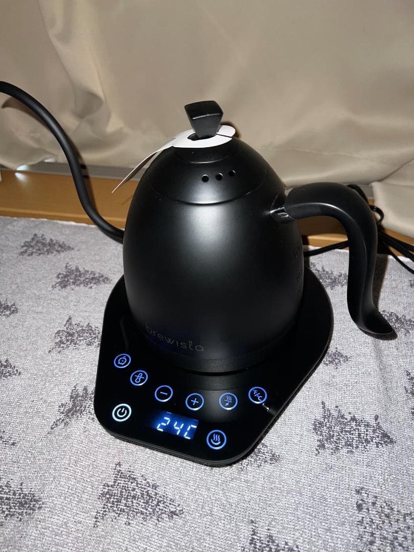 Brewista 電気ケトル 温度調節機能付 ピュアブラック 0.6L