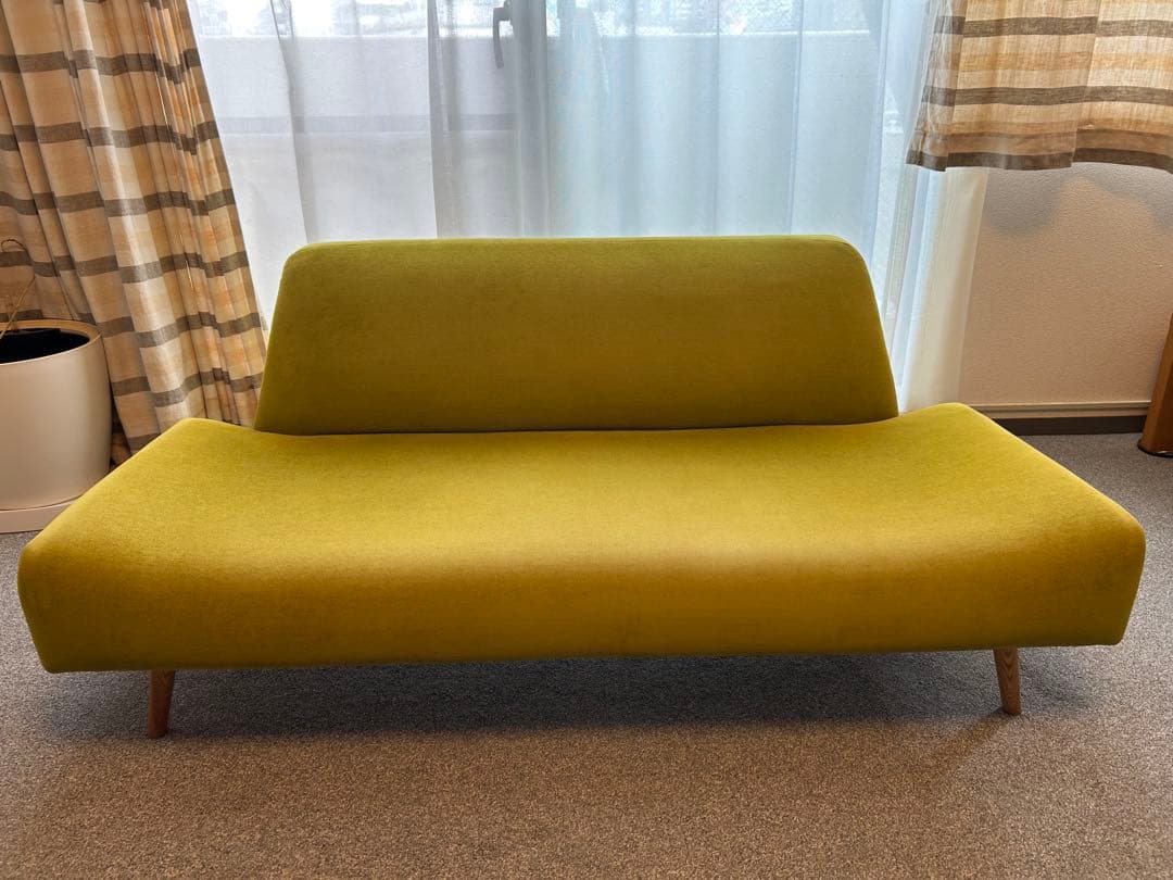 AOソファ2人がけ本体　IDEE　グリーン