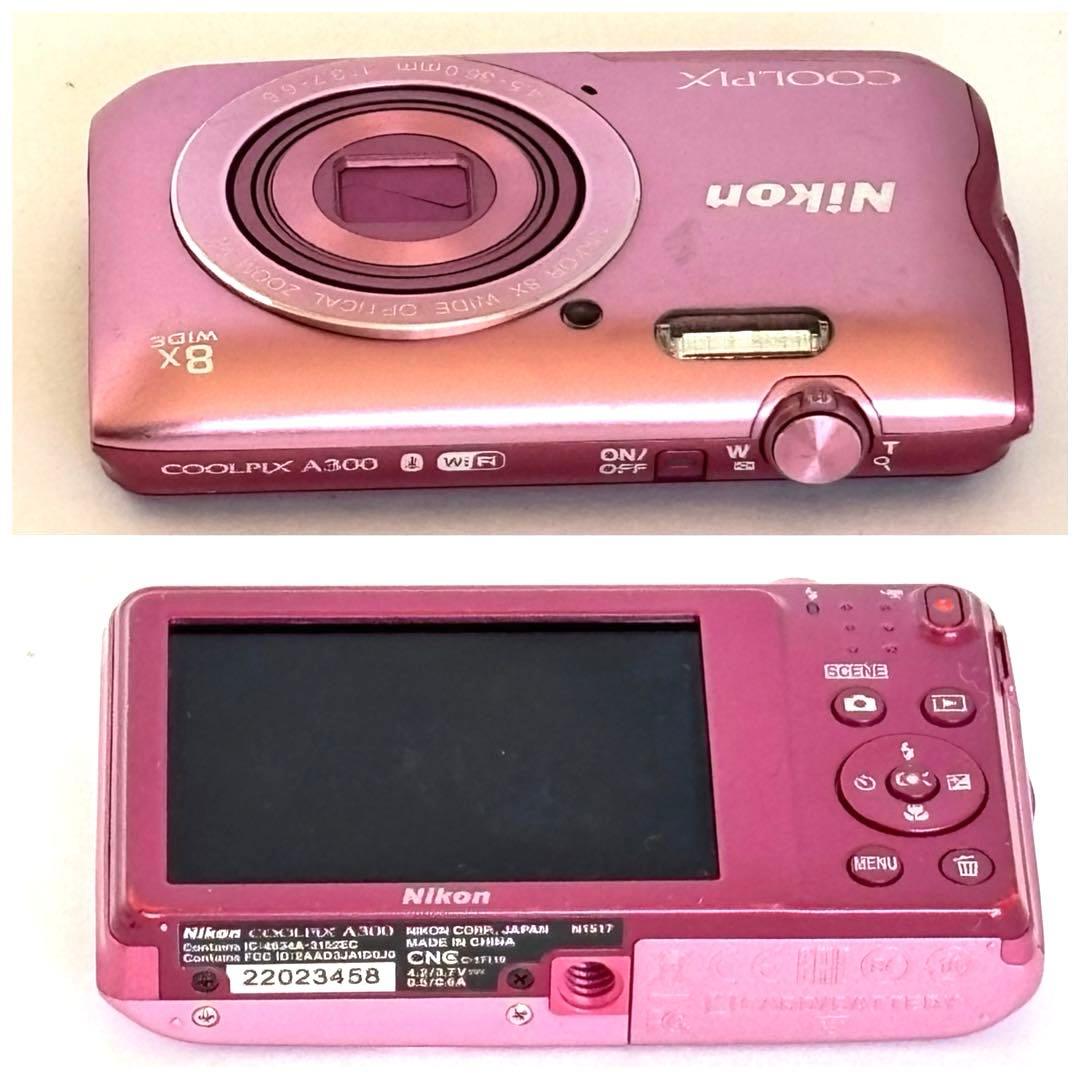 Nikon coolpix A300 ニコン　デジカメ　SDカード付【2GB】