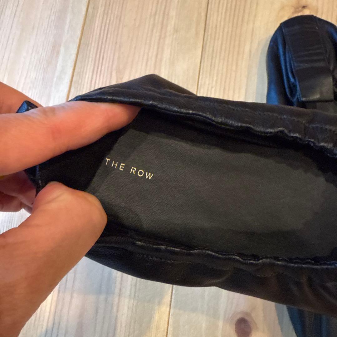 m*y様 THE ROW ブラックバレエシューズ