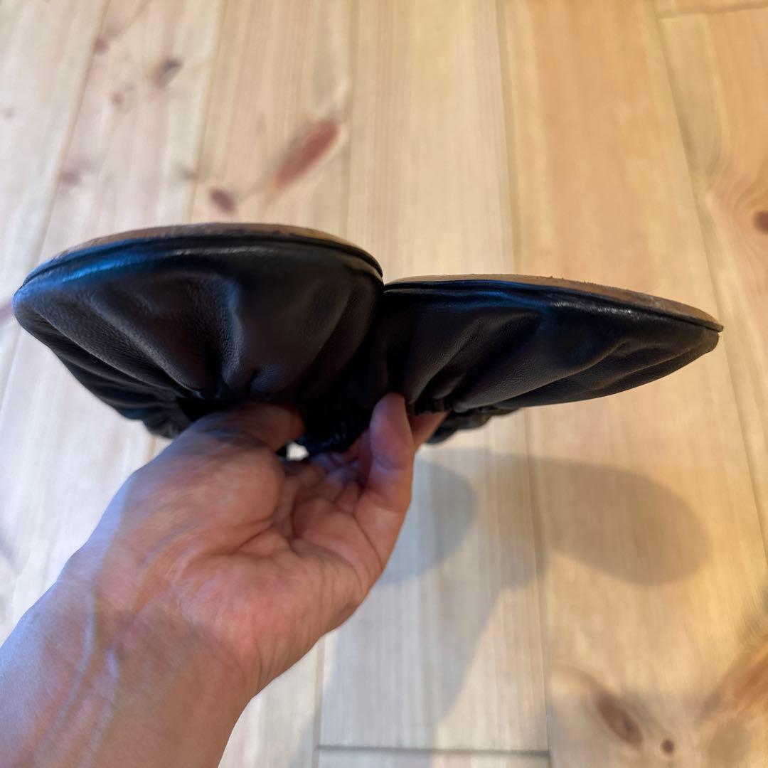 m*y様 THE ROW ブラックバレエシューズ