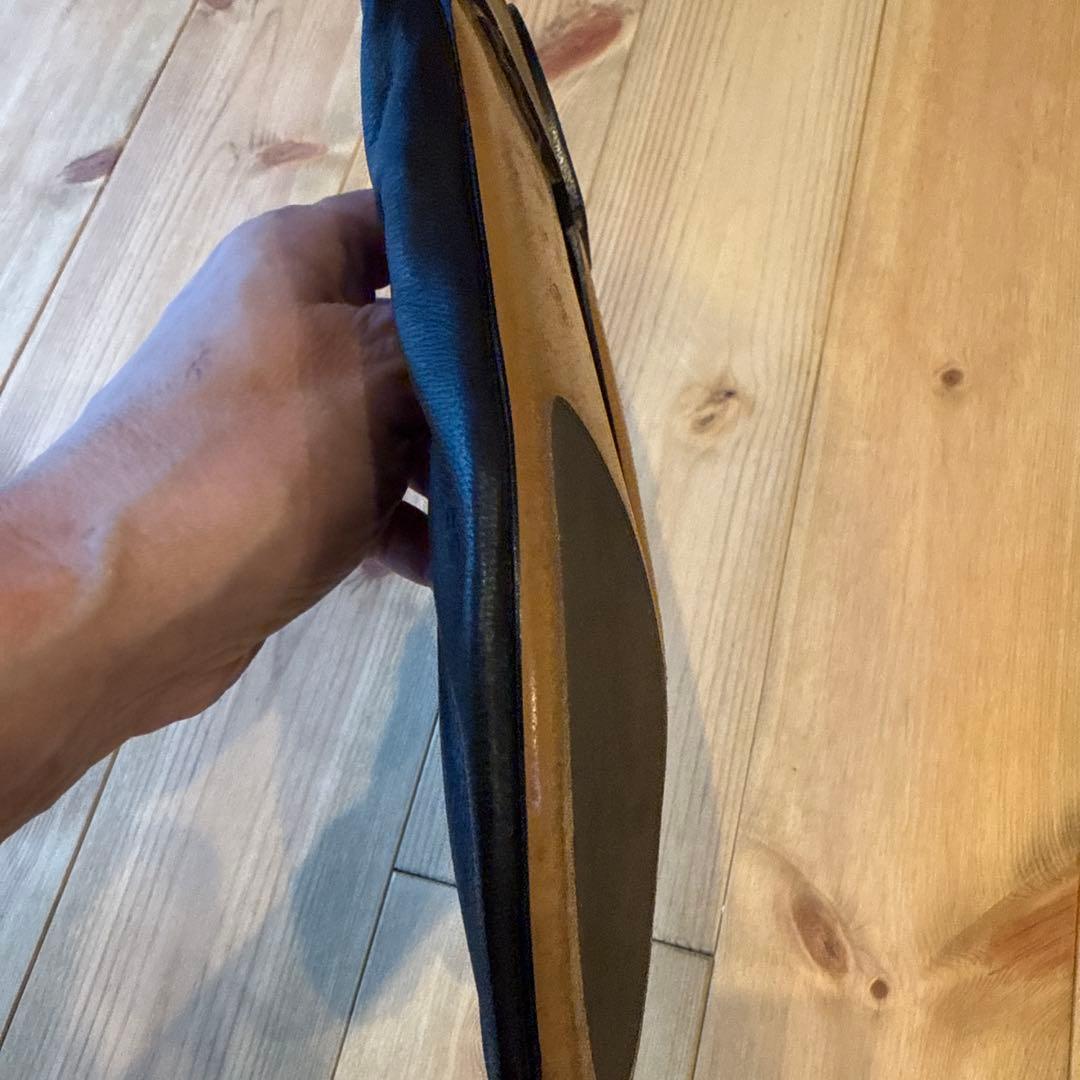 m*y様 THE ROW ブラックバレエシューズ