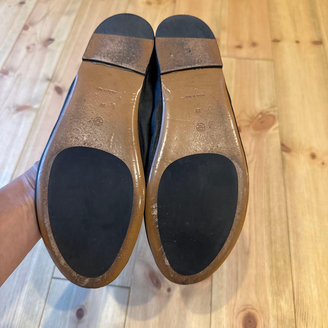 m*y様 THE ROW ブラックバレエシューズ