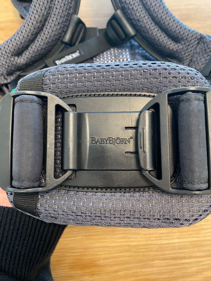 【美品】BABYBJORN 抱っこ紐 ハーモニー　アンスラサイト　説明書付き