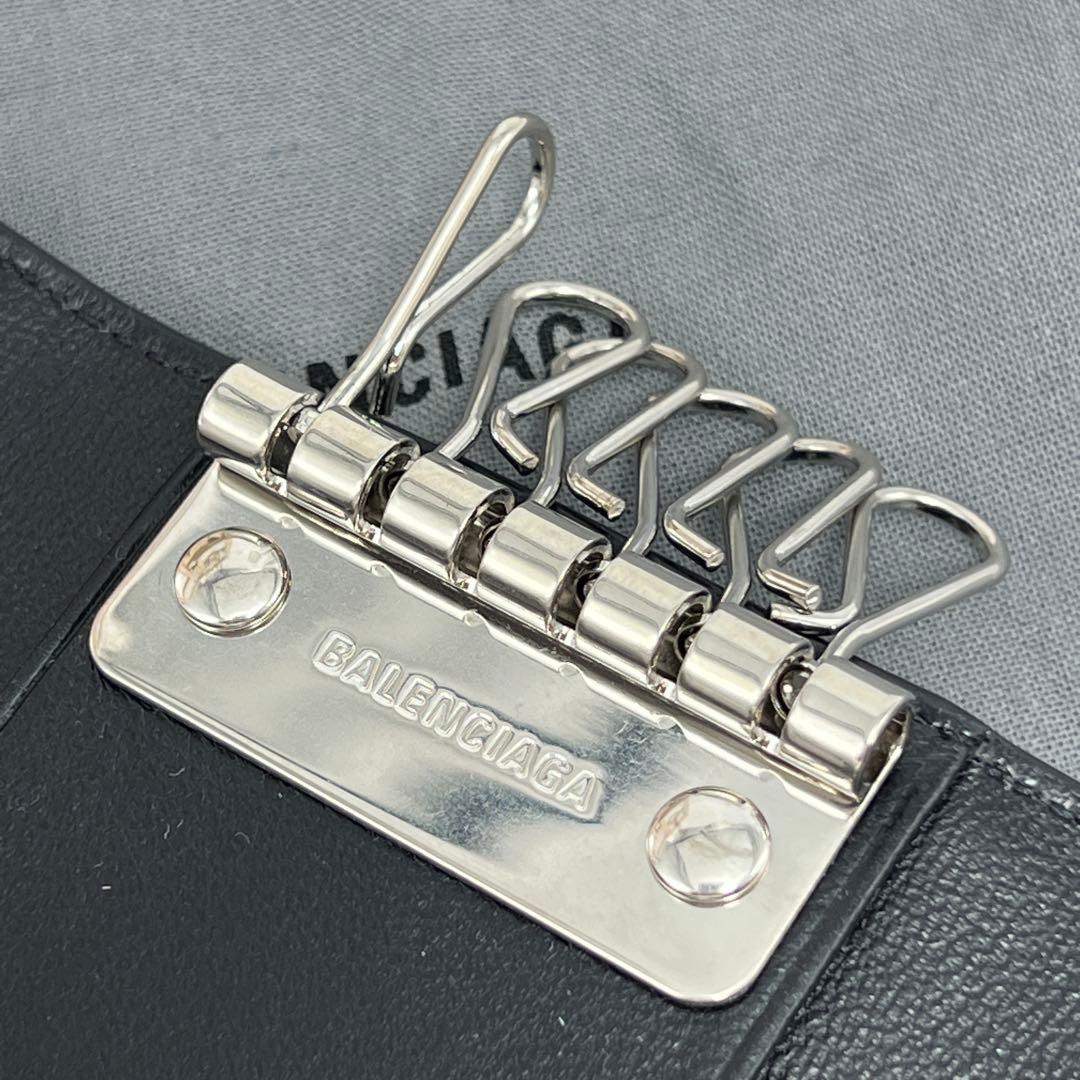 ✨ほぼ未使用品✨BALENCIAGA バレンシアガ エブリデイ　６連キーケース