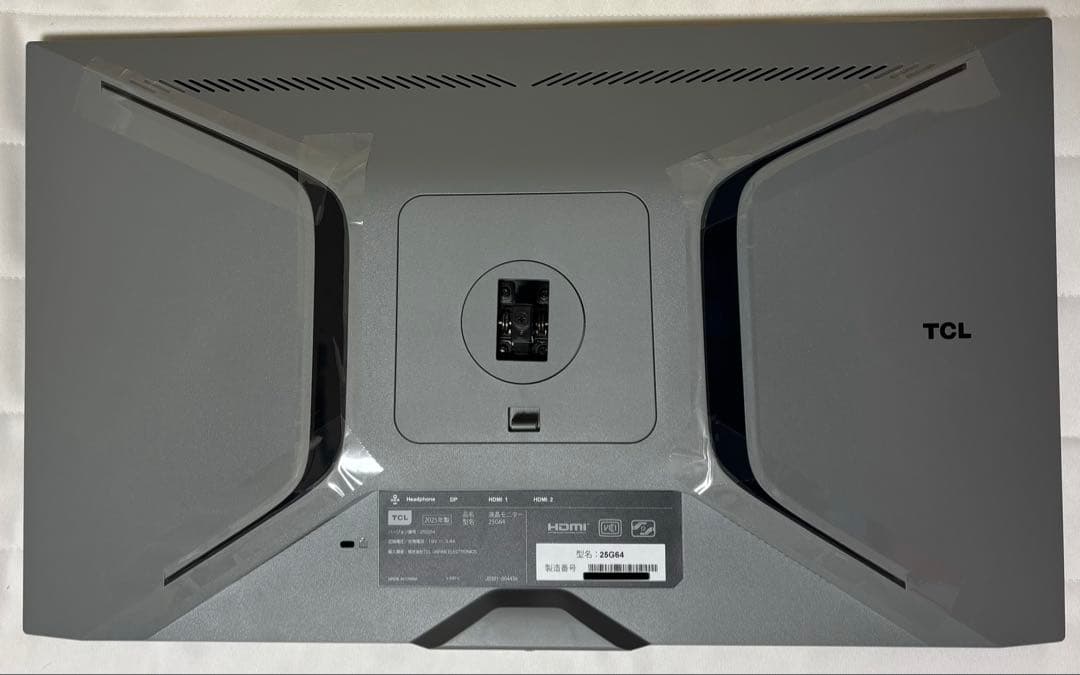 TCL 25G64 25型 300Hz FHD MiniLED 量子ドット