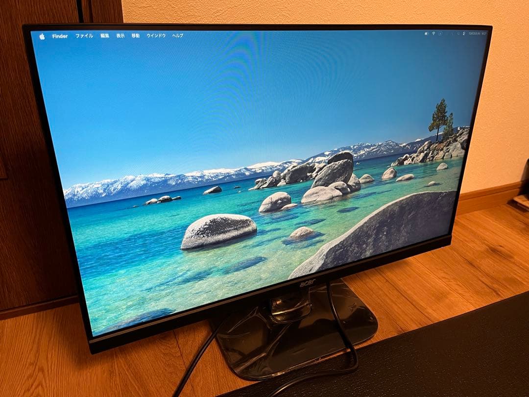 Acer 27インチ　大画面薄型ディスプレイ 本体　非光沢