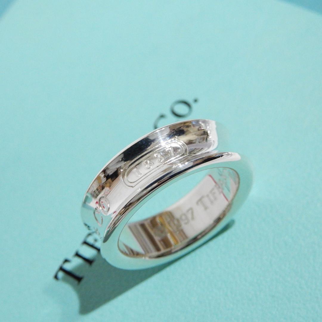 TIFFANY ティファニー　ナロー リング　12号　1837　シルバー　A11