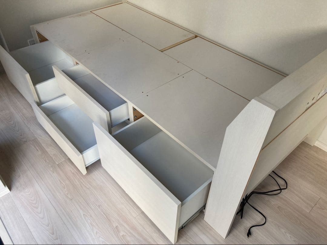 【ニトリ】収納付きシングルベット&マットレス　※別売り可