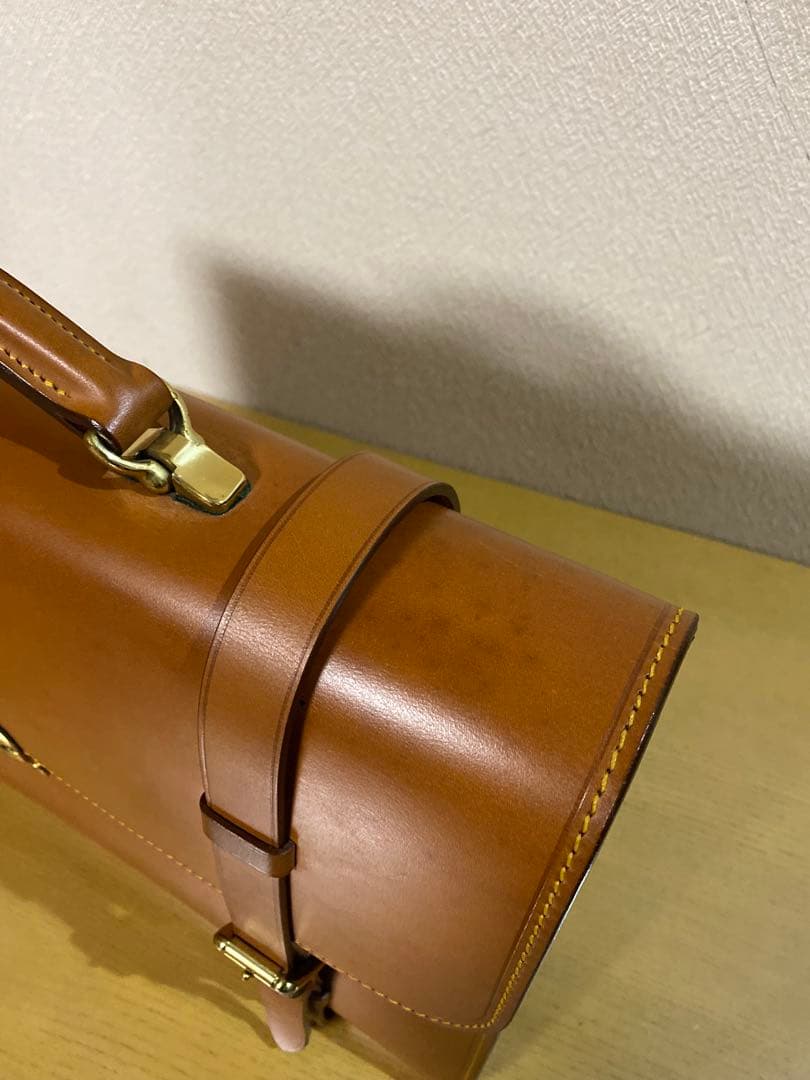 05’山陽山長 ブライドルレザー クラシック ブリーフケース