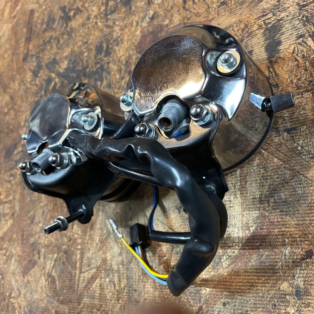 SR400用純正スピード&タコメーターセット中古品