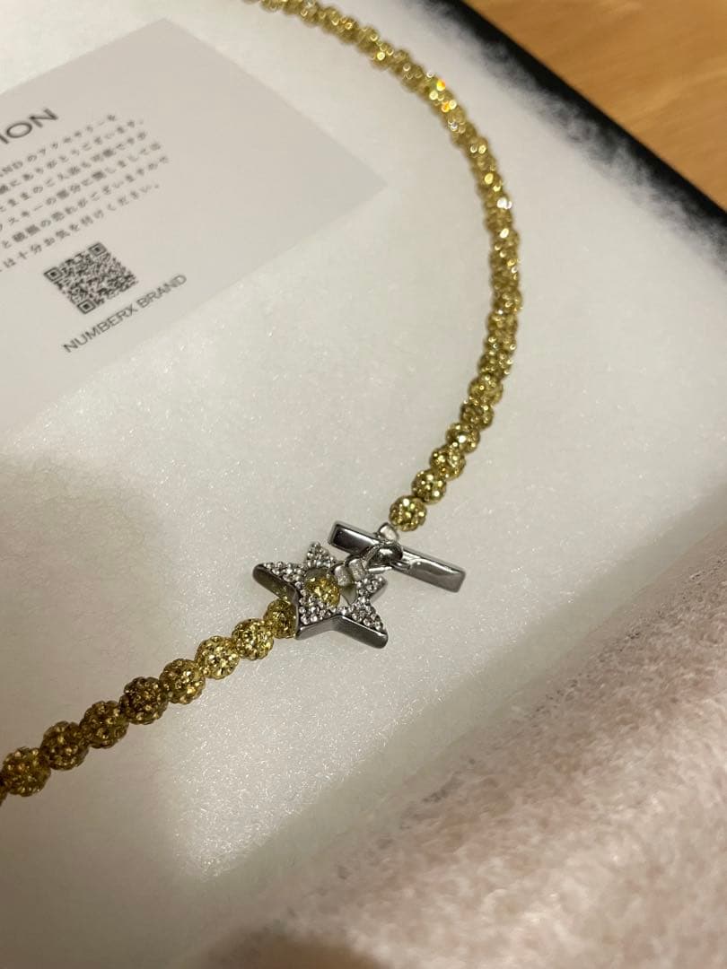 新品　NUMBERX BRAND　ネックレス イエローゴールド