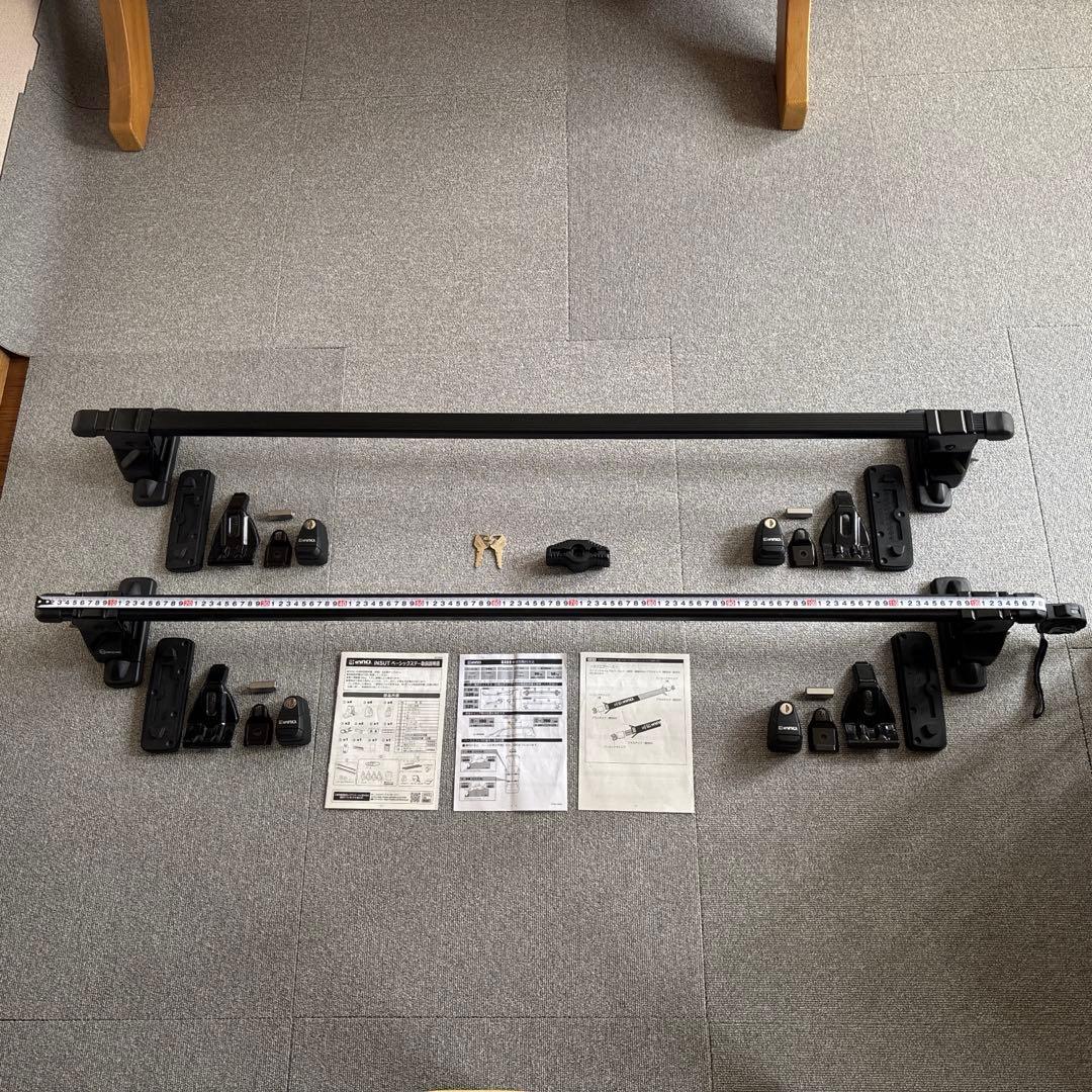 inno INSUTスクエアベースステー & ルーフキャリアIN559BK