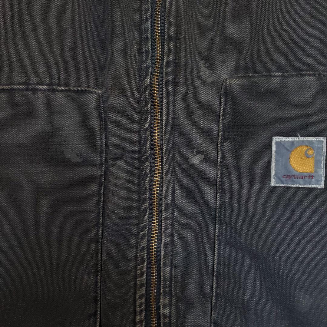 7*9様 Carhartt ダックベスト ブラック XL 腰ゴム