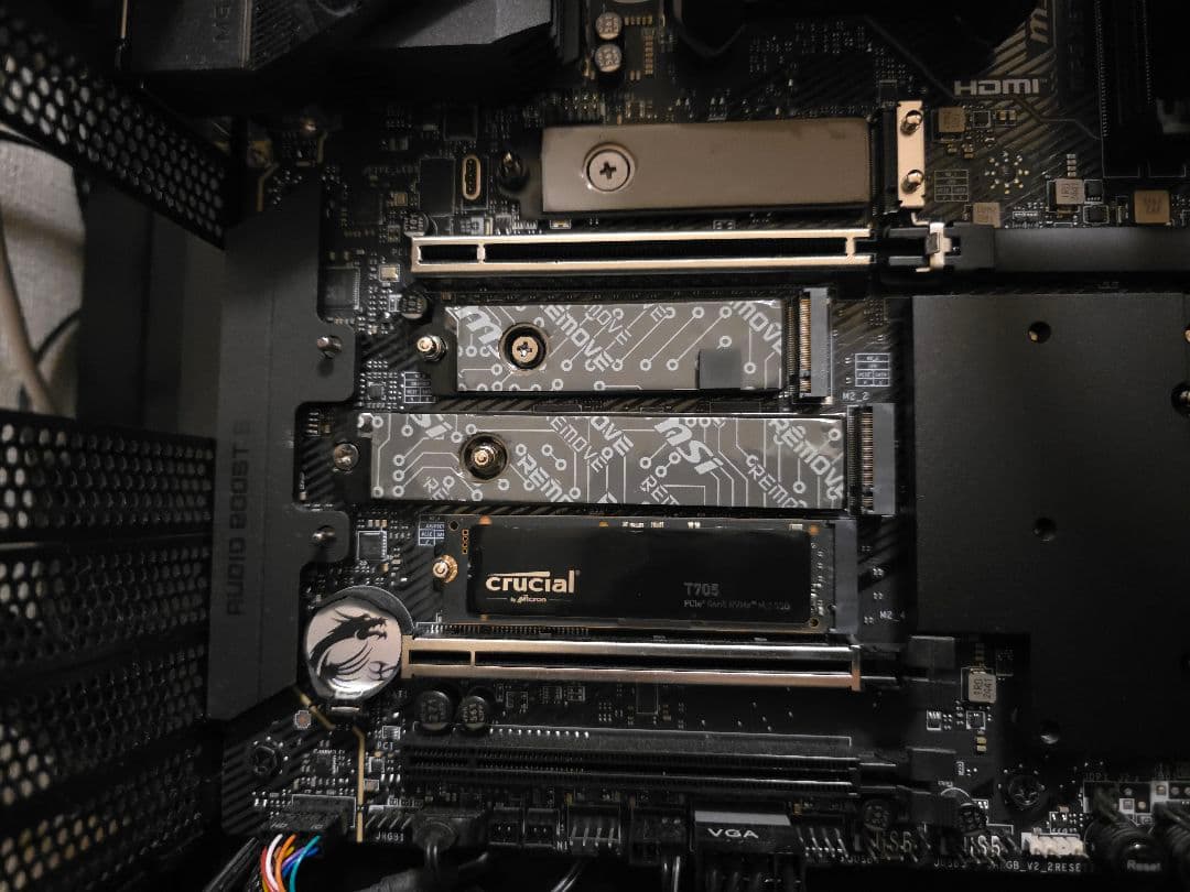 内蔵型SSD Crucial T705 2TB PCIe Gen5 NVMe SSD