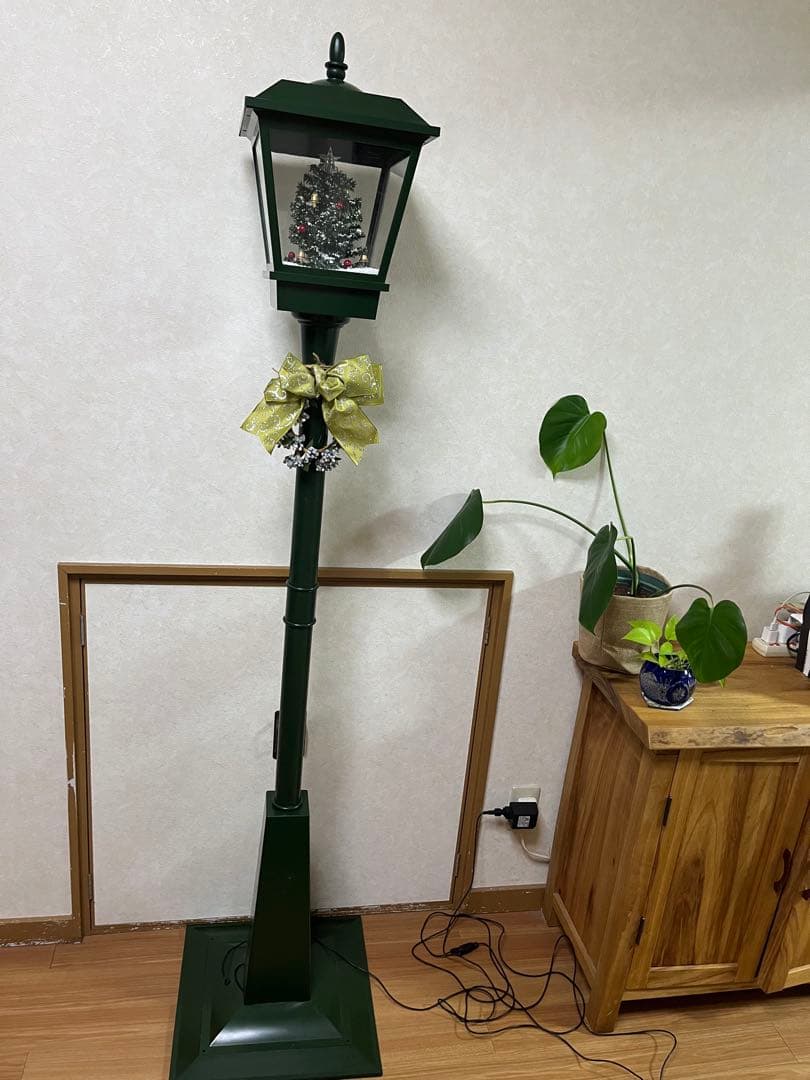 クリスマス装飾ランプ ミニツリー付き