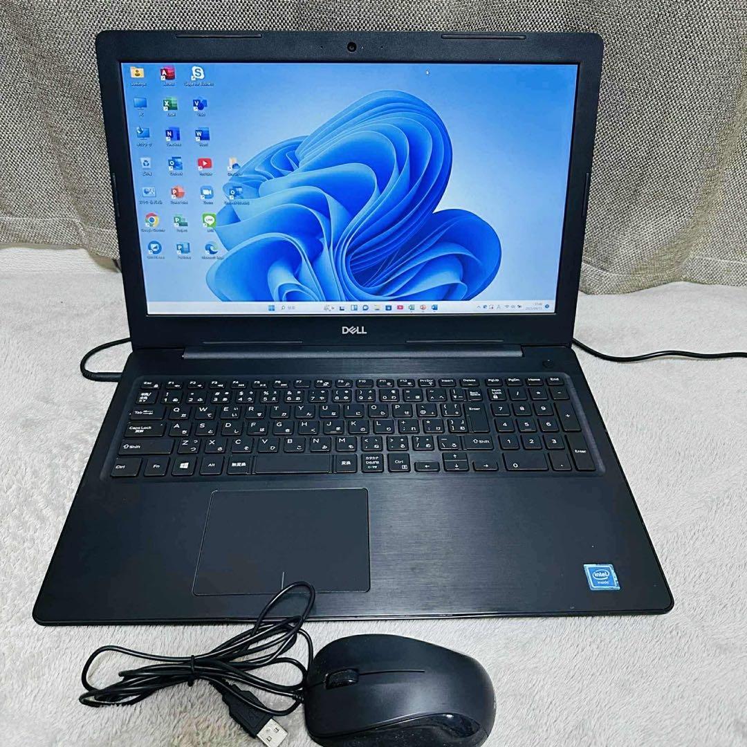 S107 DellノートパソコンSSD高速WEBカメラWindows11オフィス