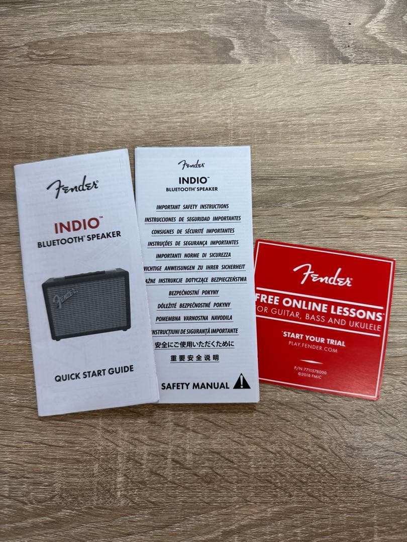 中古 完動品 Fender INDIO BT Speaker Black