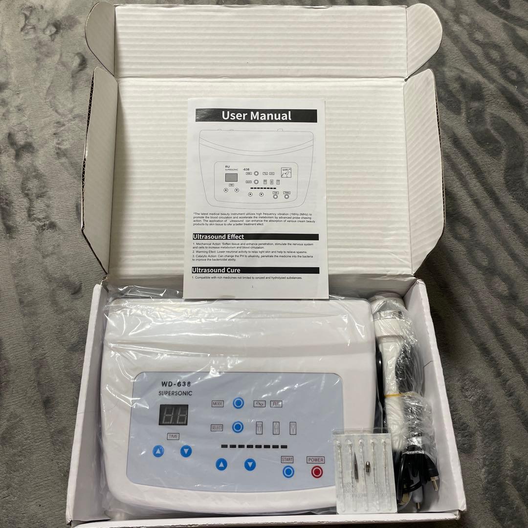 美顔器 シミケア 超音波 エステ