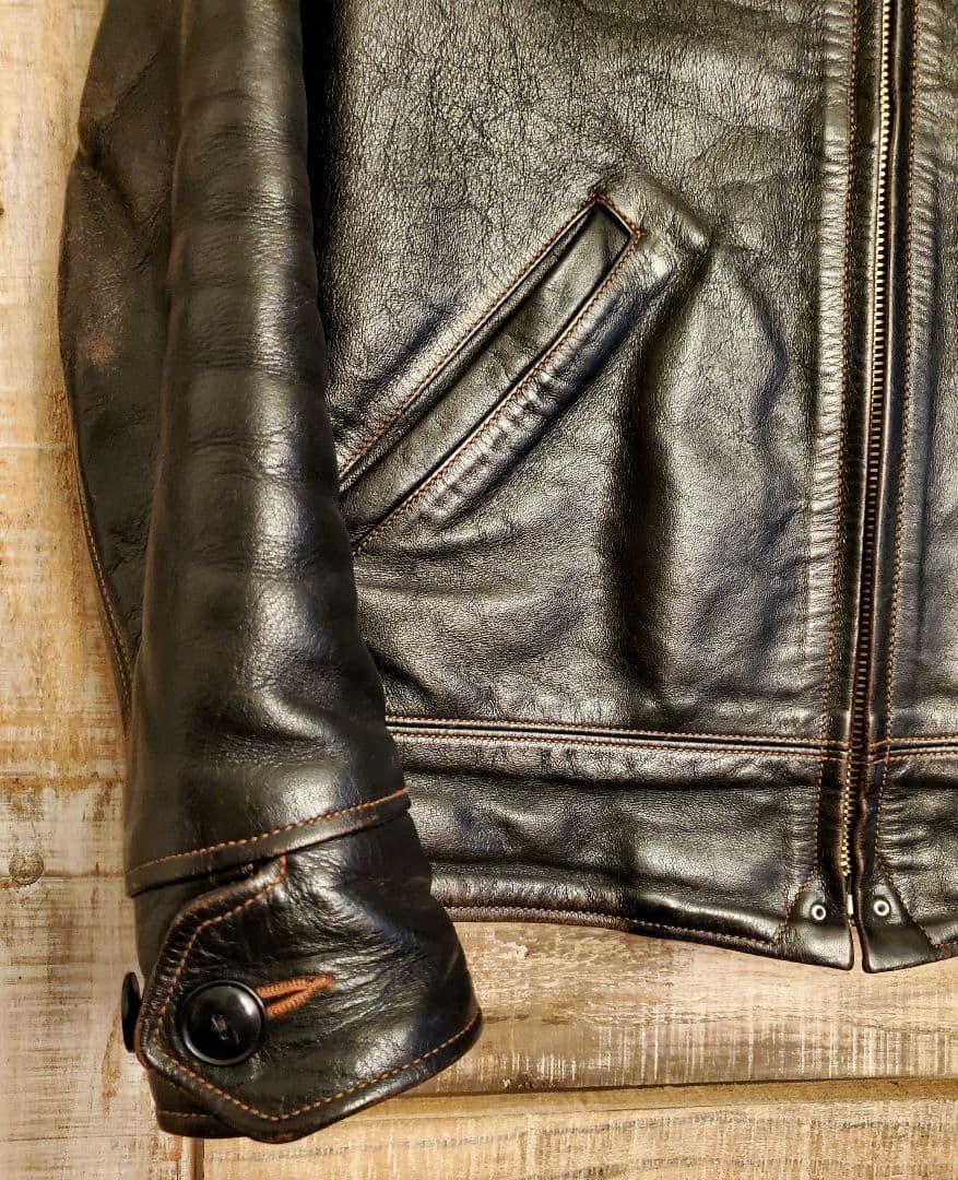 RainbowCountry 30'sHERCULES 馬革ホースハイド茶芯36