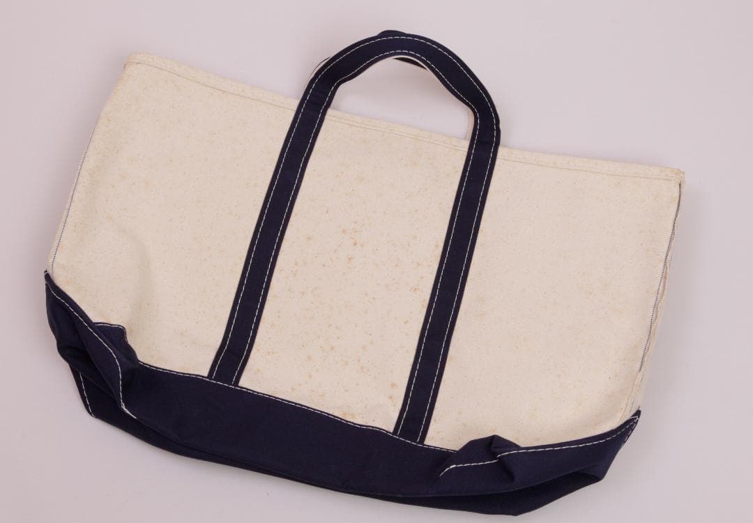 L.L.BEANトートバッグ ネイビートリム