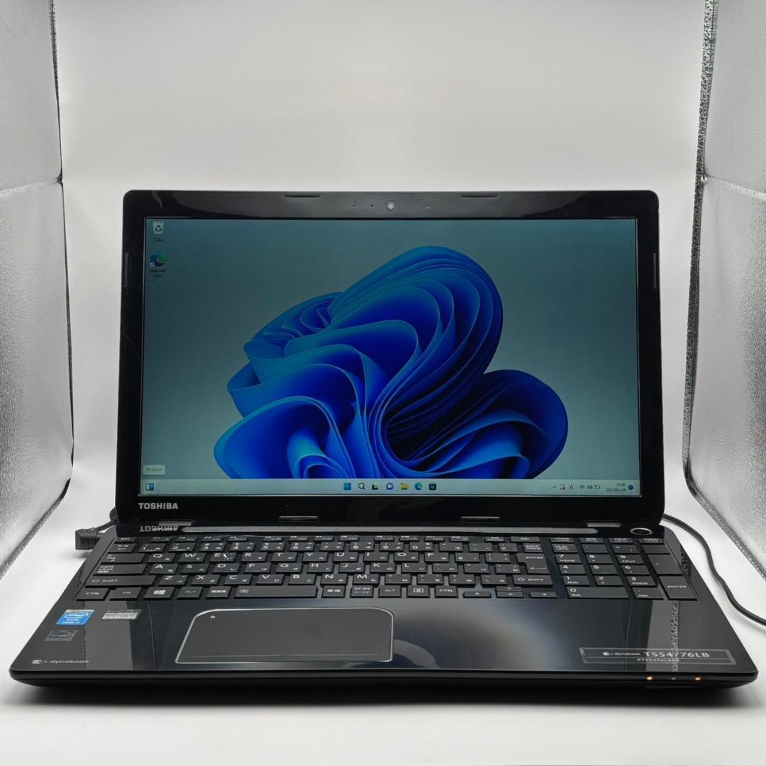 【東芝】T554 高性能i7 新品SSD1TB 8GB 黒ノートPC