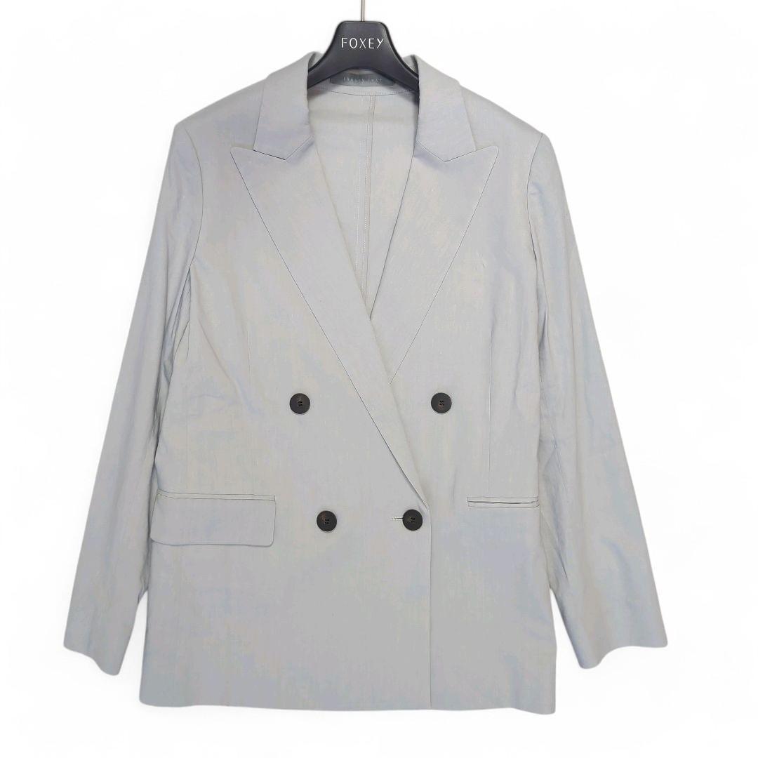 未使用級★セオリー★2024★夏に活躍！パンツセットアップスーツ★ショッパー付