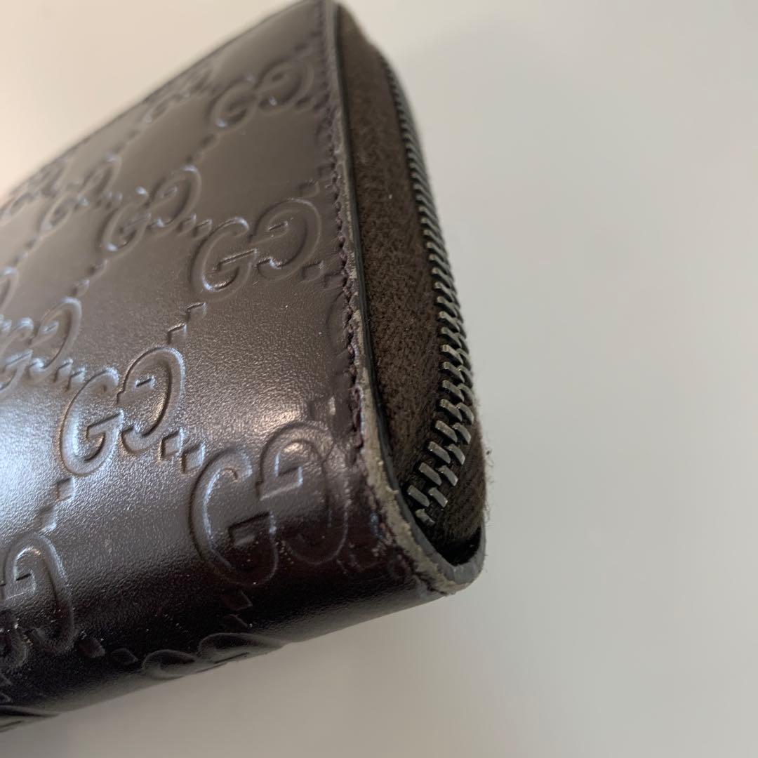 GUCCI☆グッチ　シマ☆長財布