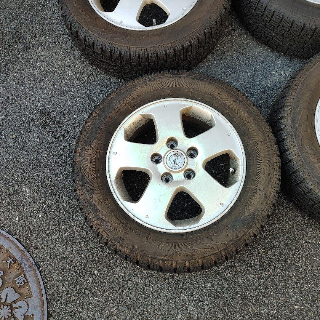 C25 セレナ純正ホイール　スタッドレスタイヤ　トーヨータイヤアイスフロンテージ