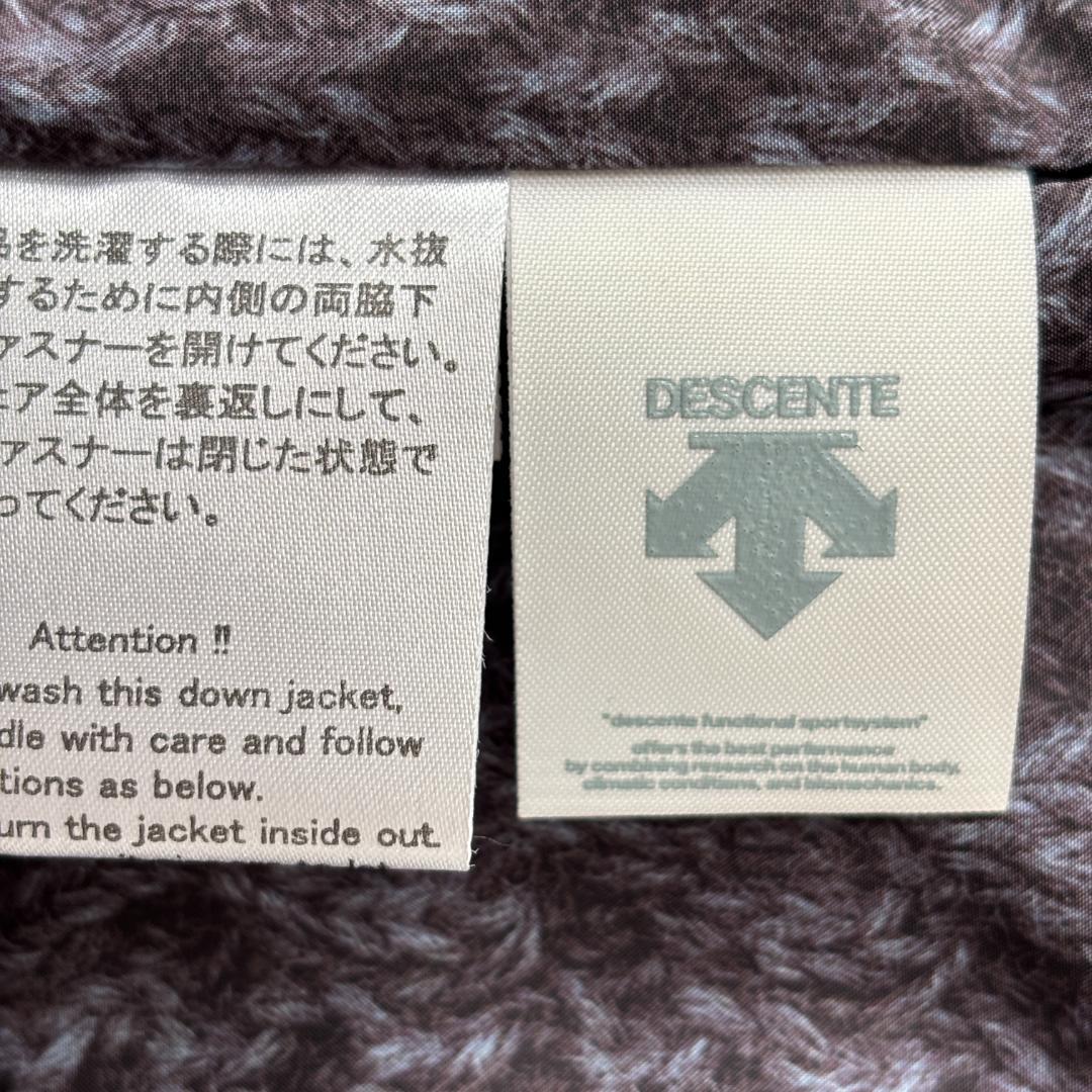 極美品・別注 デサントオルテライン 水沢ダウン ロングダウン 防水 ブラック M