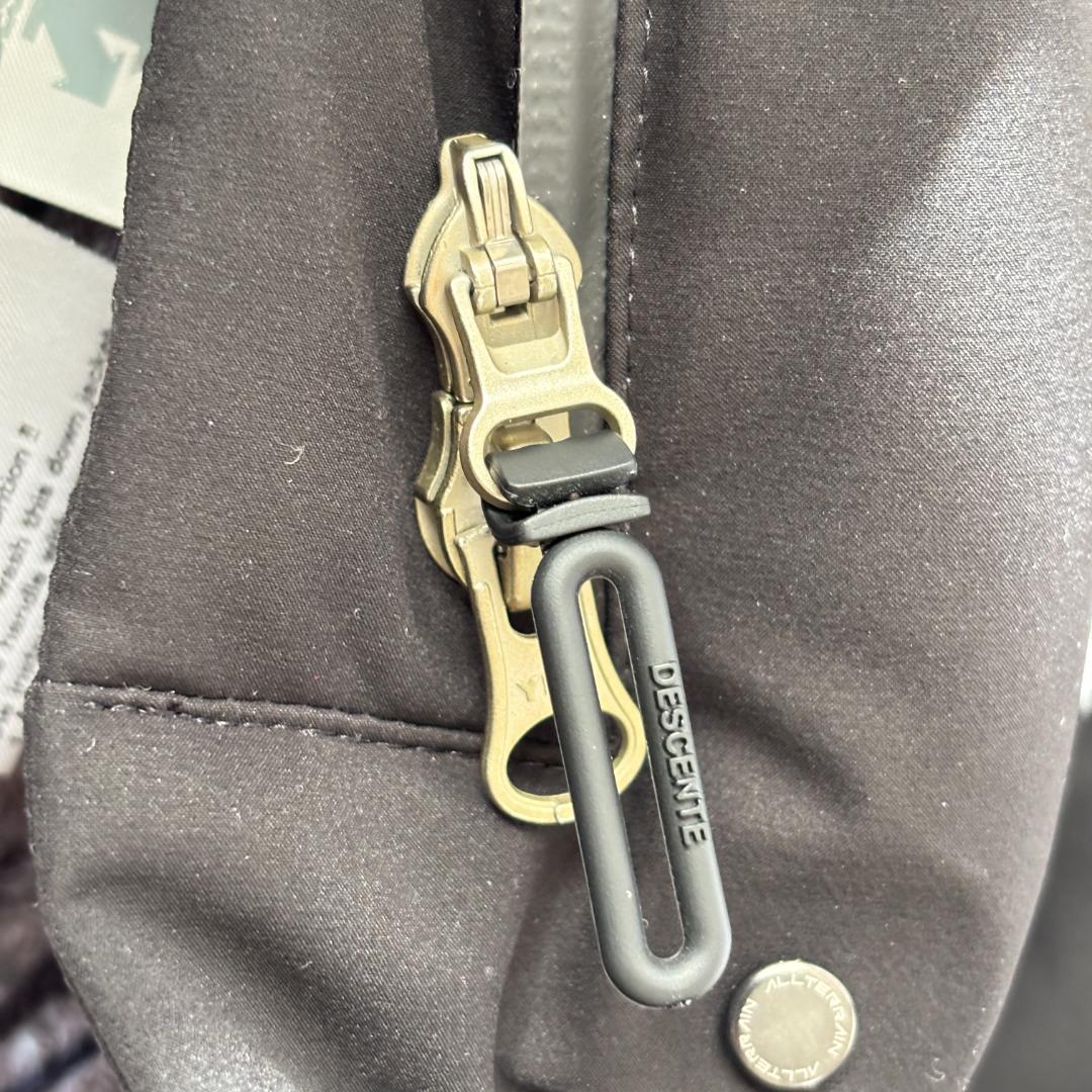 極美品・別注 デサントオルテライン 水沢ダウン ロングダウン 防水 ブラック M