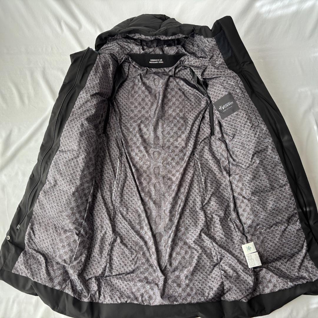 極美品・別注 デサントオルテライン 水沢ダウン ロングダウン 防水 ブラック M