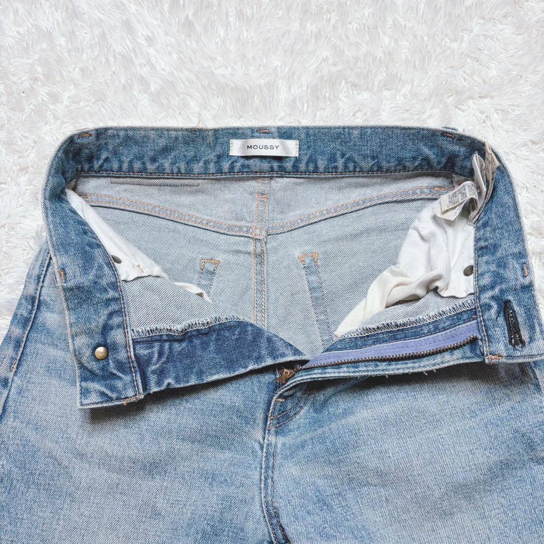 美品　MOUSSY MVS デニム フレアデニム ブーツカット 赤耳　ストレッチ