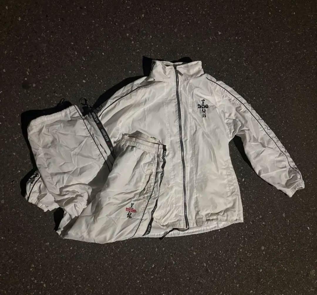 90s セットアップ　DOG TOWN ナイロン　ジャージ bboy ギャング