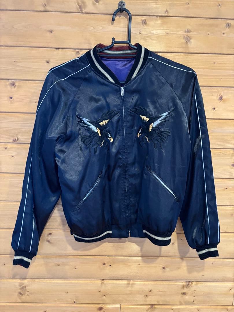 リバーシブル刺繍スカジャン