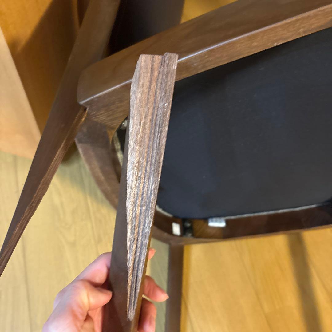 カンディハウス　WING LUX LD アームチェアー　脚折れ