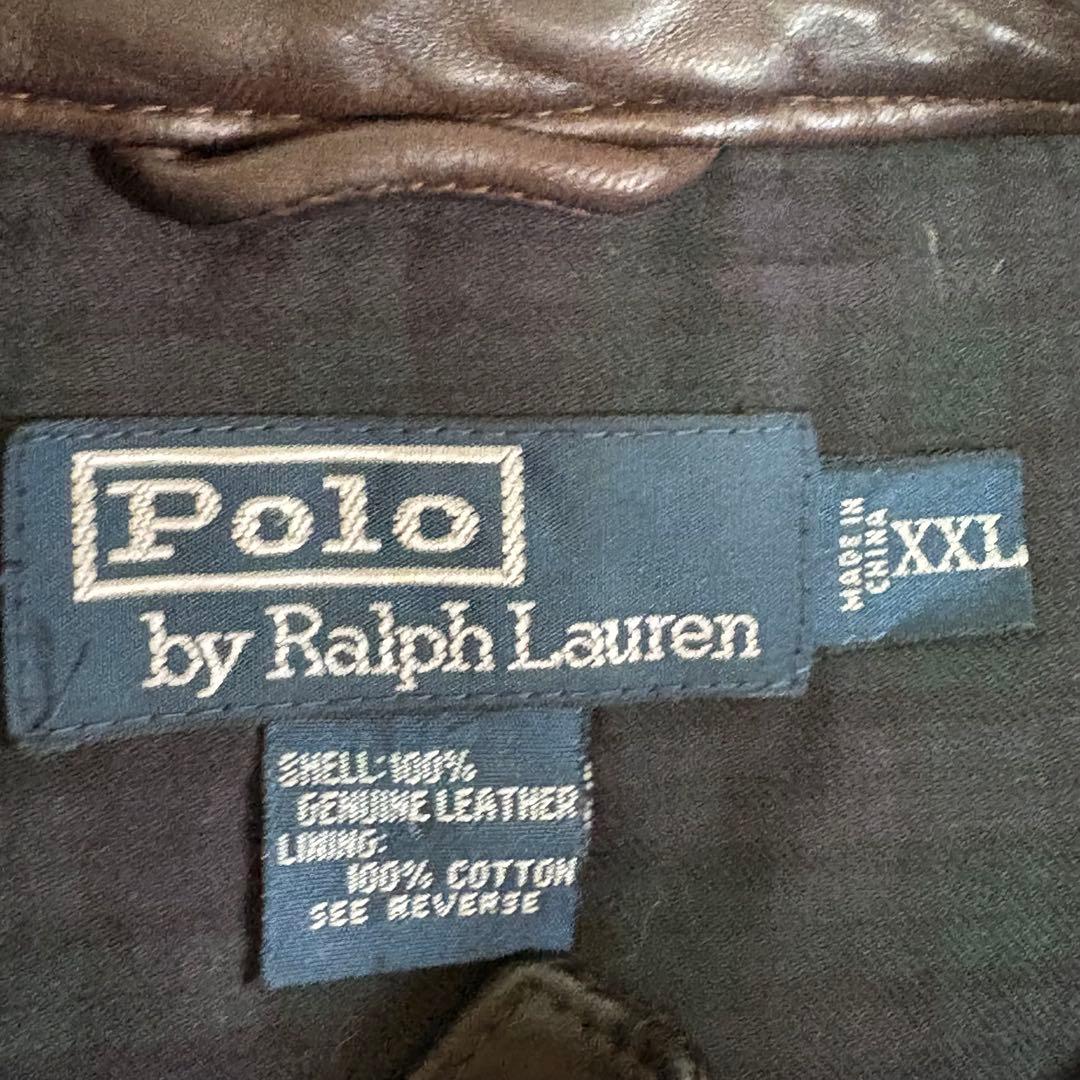 ね*様 Polo Ralph Lauren レザージャケット ラルフローレン　ブ