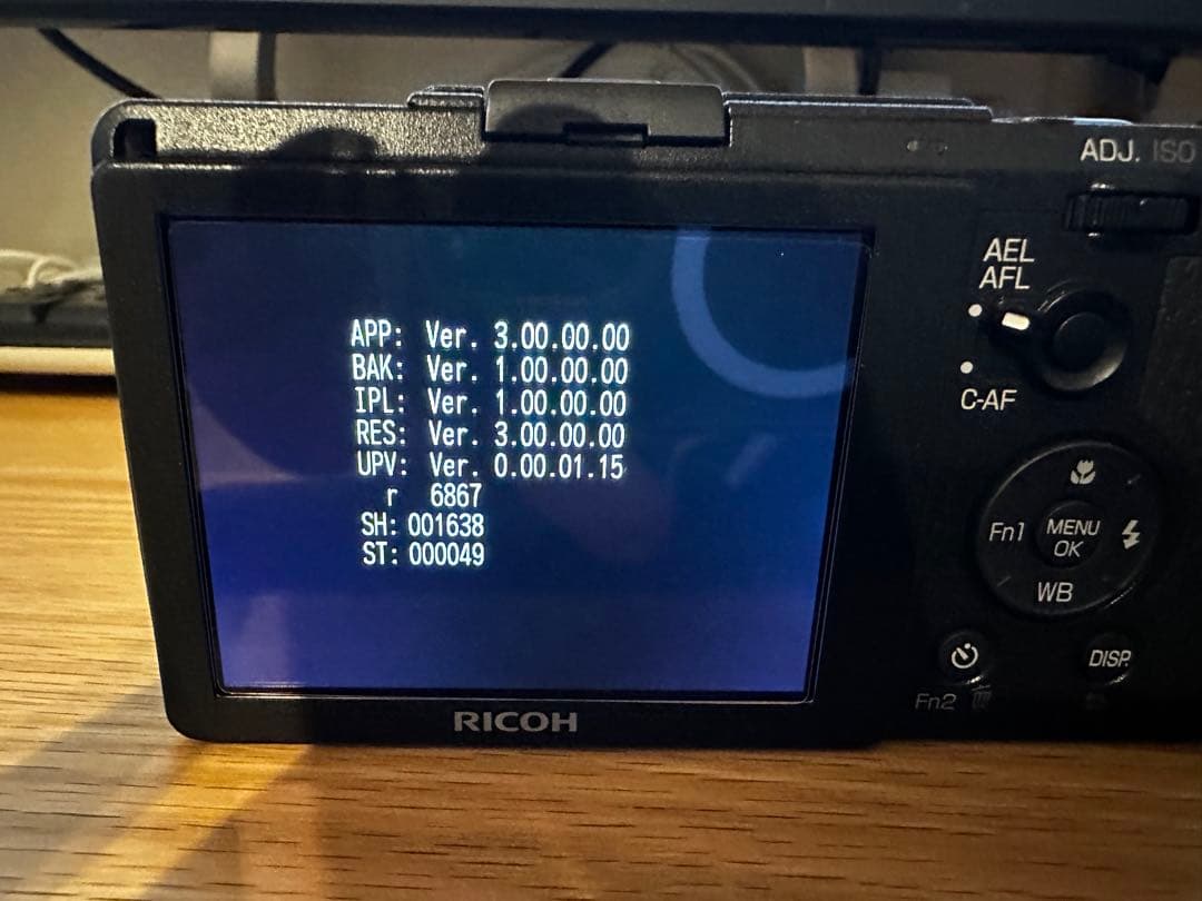 【RICOH GR II】｜フラッシュ不良｜現状品　シャッター回数1638回