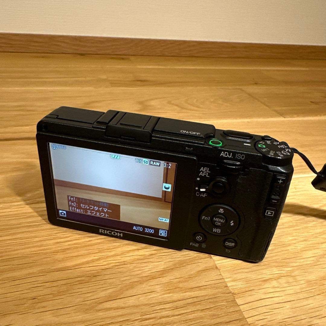 【RICOH GR II】｜フラッシュ不良｜現状品　シャッター回数1638回
