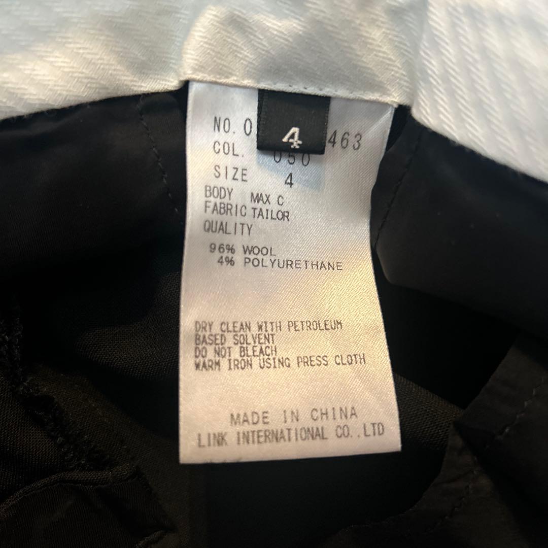 theory ブラックパンツスーツ