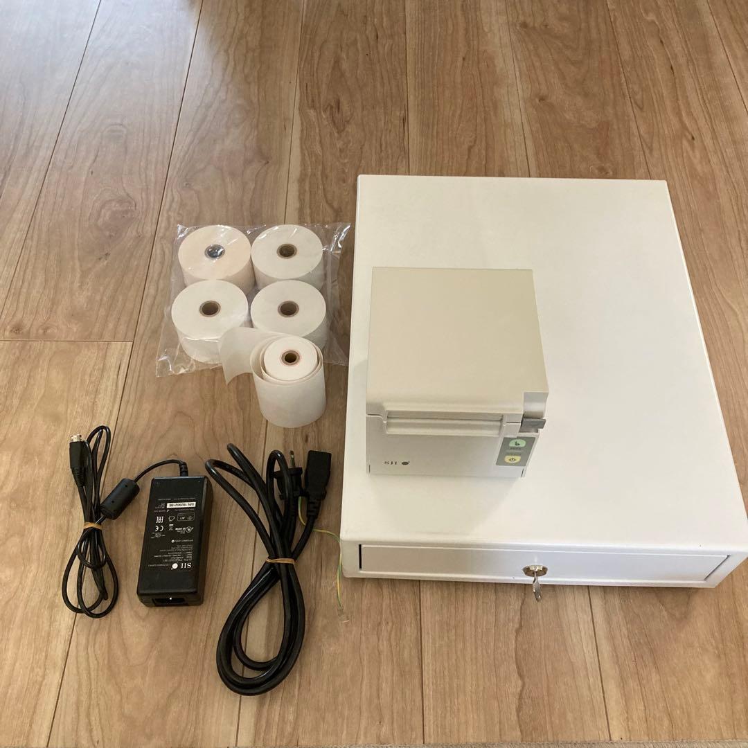 エアレジ対応SII サーマルプリンターRP-D10&ドロアー レシートプリンター