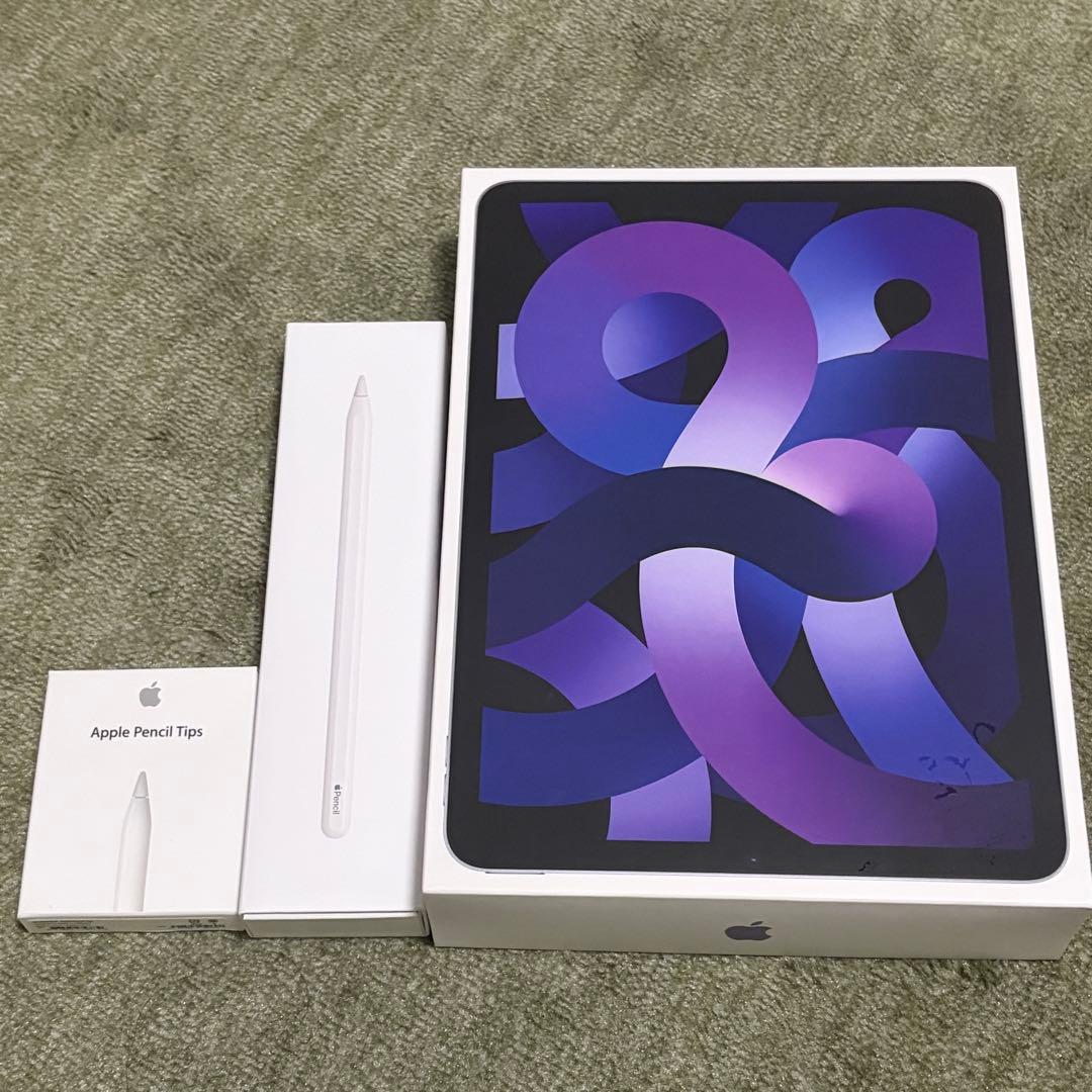 iPad Air 第5世代　パープル　256GB Apple pencil