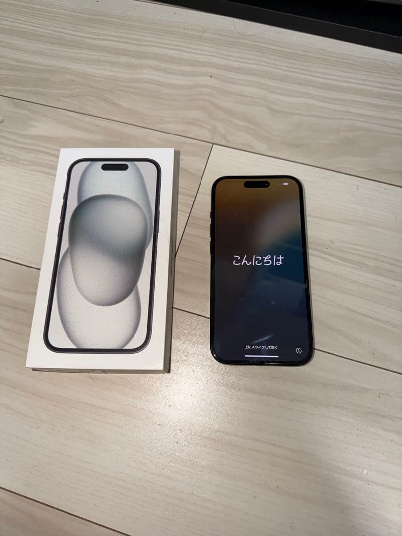 iPhone15 128GB ブラック　SIMフリー　箱付き