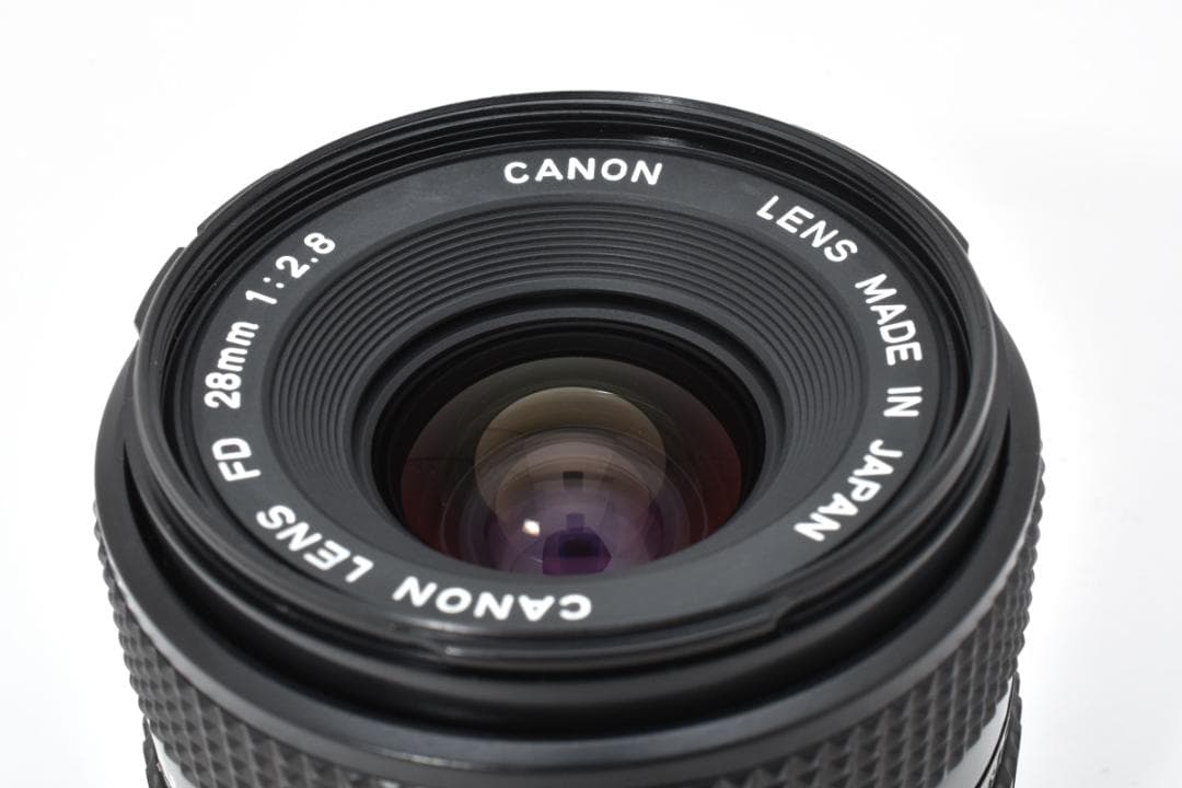 【美品】Canon キャノン New FD 28mm F2.8 レンズ #256