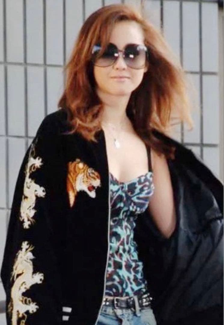 London fb スカジャン　タイガー　虎　ドラゴン　龍　刺繍　横須賀