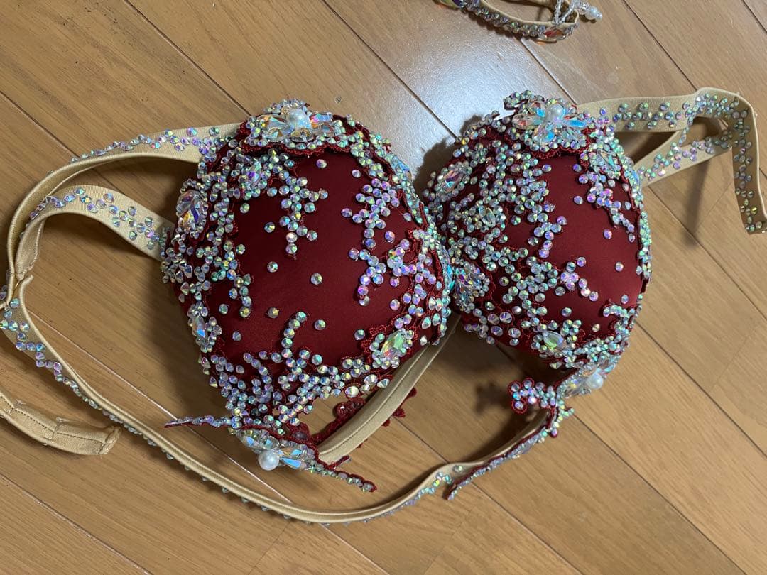 ベリーダンス衣装赤色トルコレ