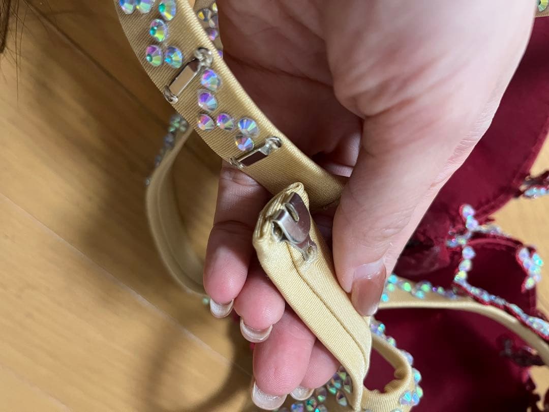 ベリーダンス衣装赤色トルコレ