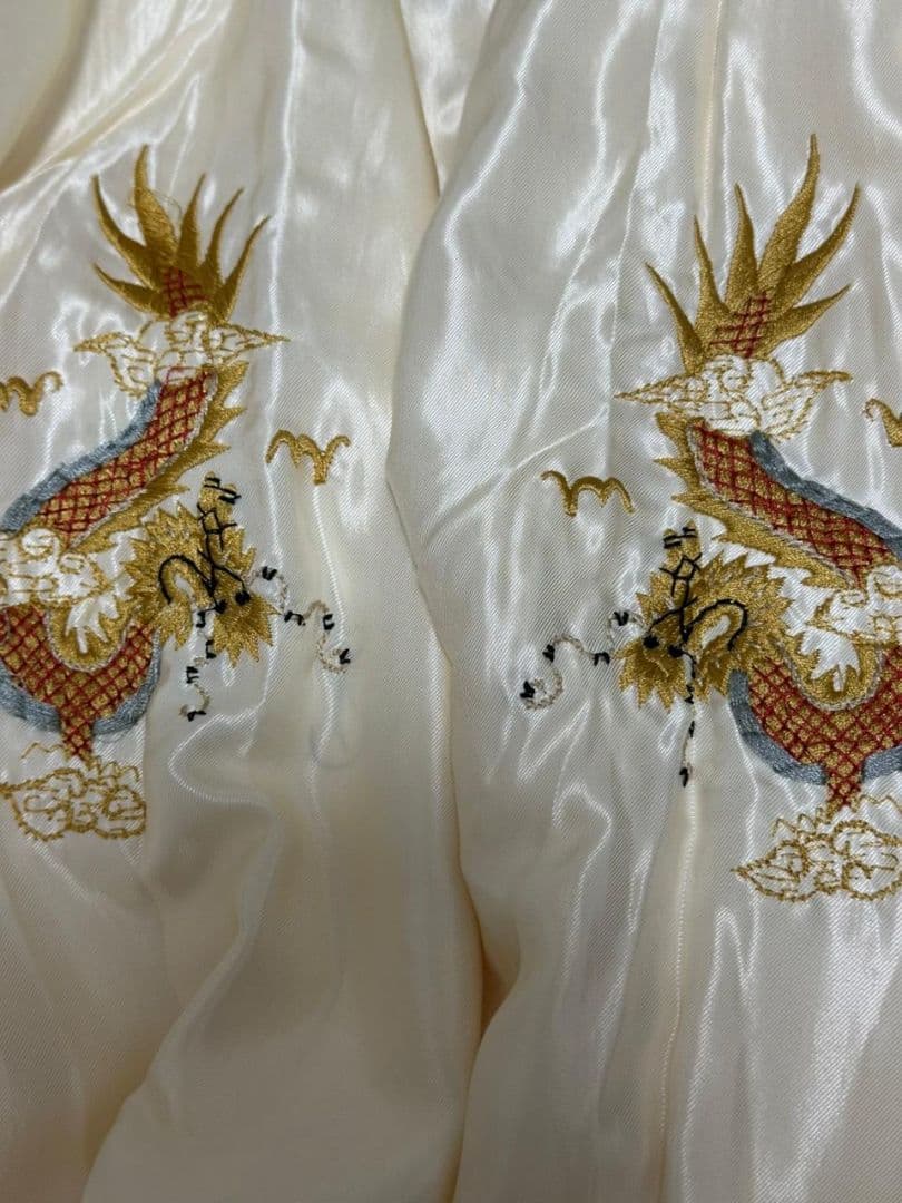 美品 テーラー東洋 ベトジャン リバーシブル Ｍサイズ 美品 虎 刺繍