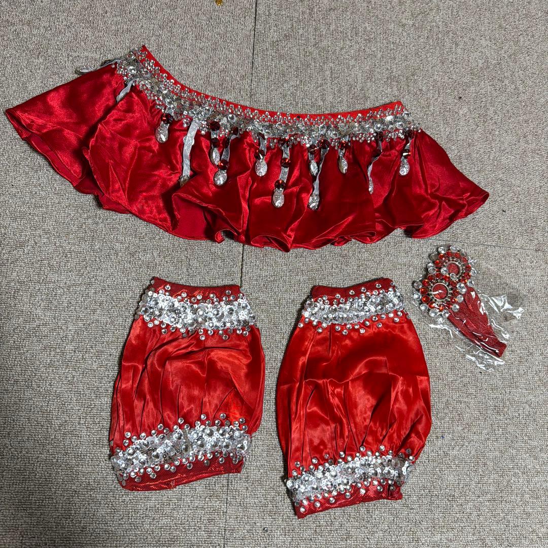 レッドベリーダンスセットアップ